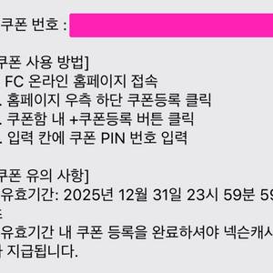 피파) 넥슨캐시 4만원치 판매 (핀번호)