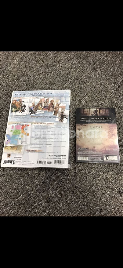 플스게임 파이널판타지 시리즈 미국발 게임cd+한정판cd--6