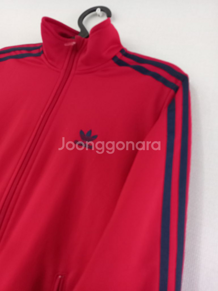 아디다스 유로파 레드 네이비 트랙탑 저지 져지집업 90--1