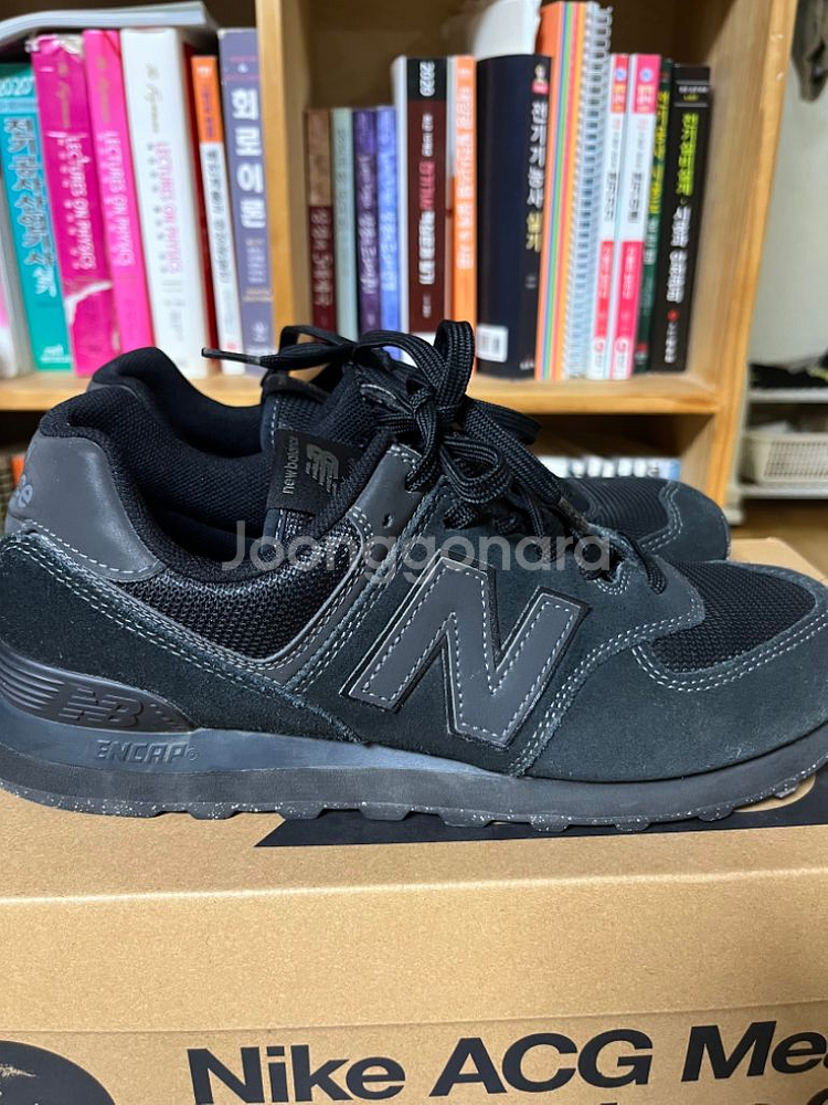 뉴발란스 574 트리플 블랙 275--2