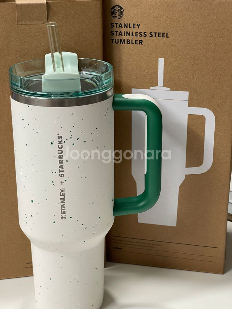 스타벅스 스탠리 그린페블 켄처 텀블러 1183ml--1