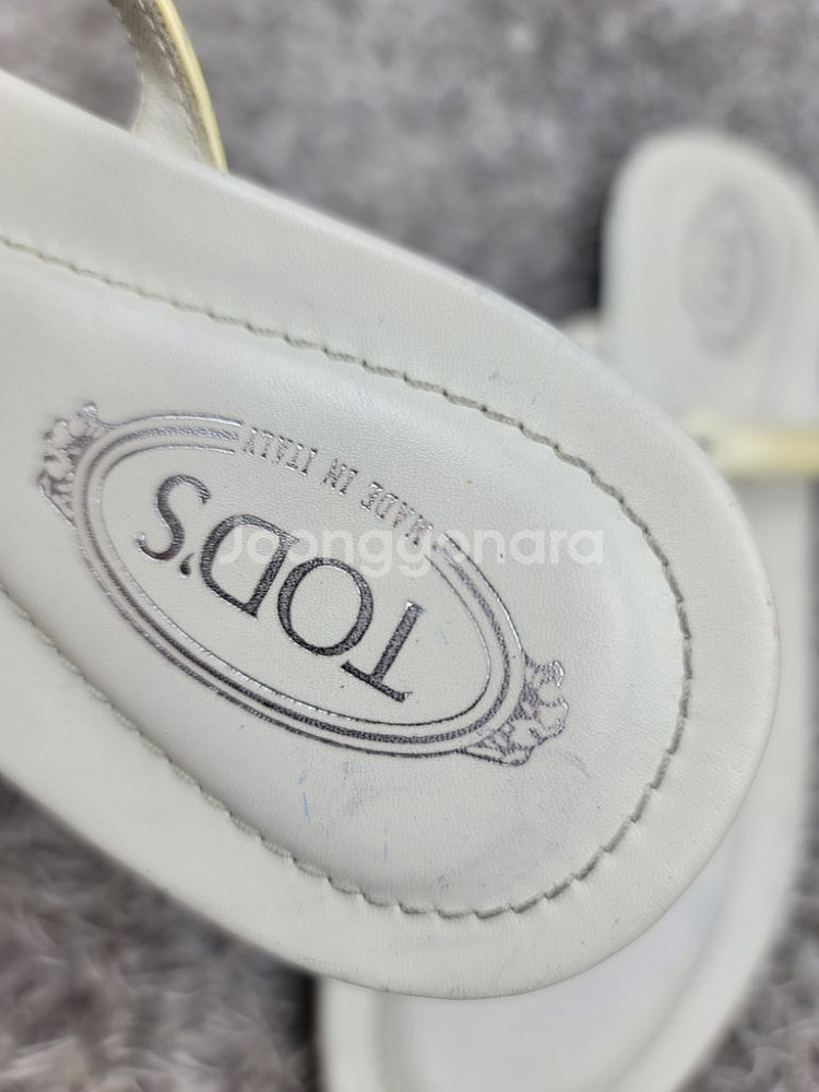정품] TODS 토스 쪼리 샌들 슬리퍼 EU37/240--2