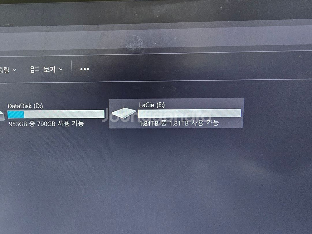 씨게이트 라씨 type-c 2TB 외장하드 팝니다.--2
