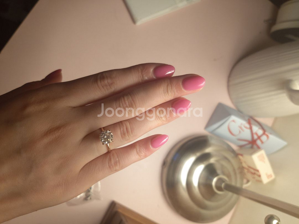 모이사나이트 라운드컷 2캐럿--2