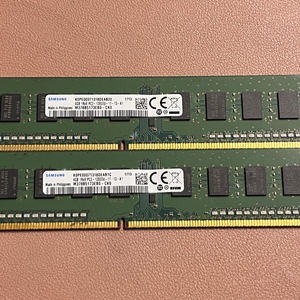 데스크톱 DDR3 4GB 메모리 2개