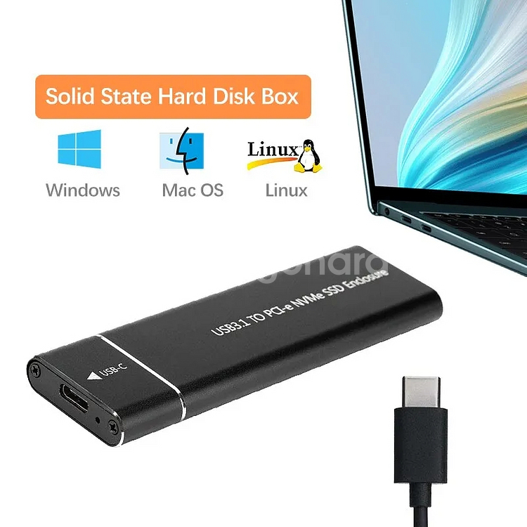 Portable NVMe M2 1TB SSD--1