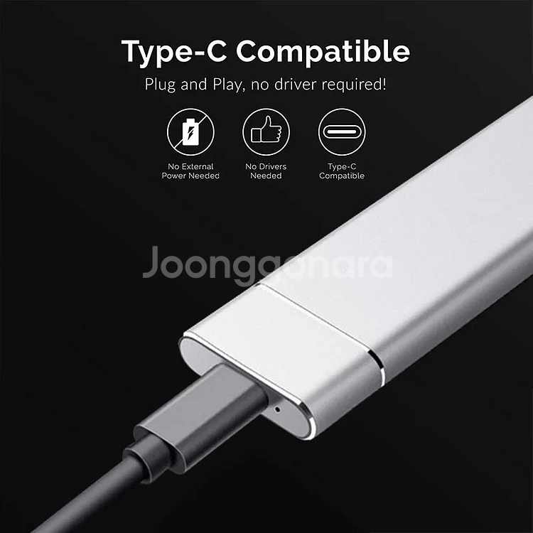 Portable NVMe M2 1TB SSD--2