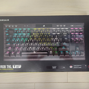 (미개봉)커세어 k70 RGB tkl 게이밍 키보드