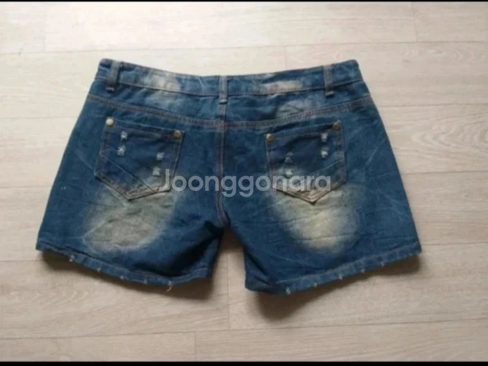 여성 청반바지--1