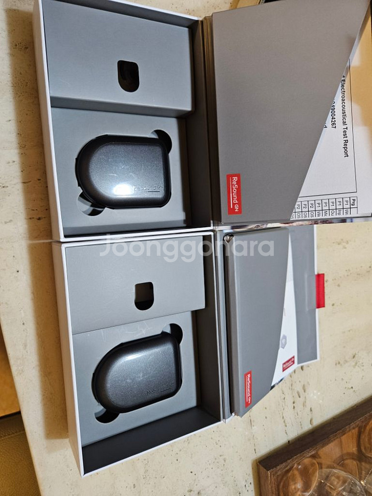 리사운드 RESOUND GN 보청기 좌우 새거--8