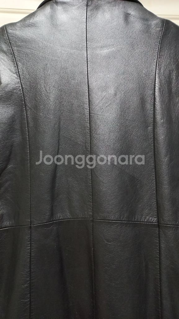 무료배송 세탁완료Club leather 가죽 롱 자켓--7