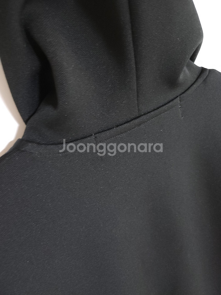 [S] 꼼데가르송 블랙 레드와펜 남성 후드집업--5