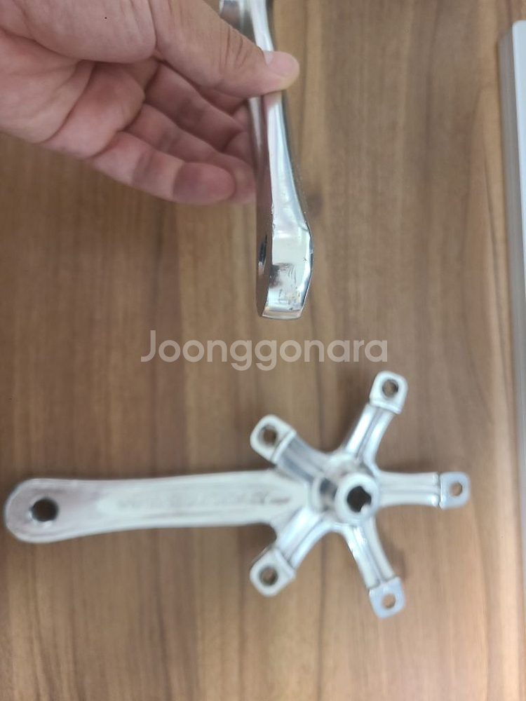 라이트프로 크랭크 사각비비 170mm 실버--2