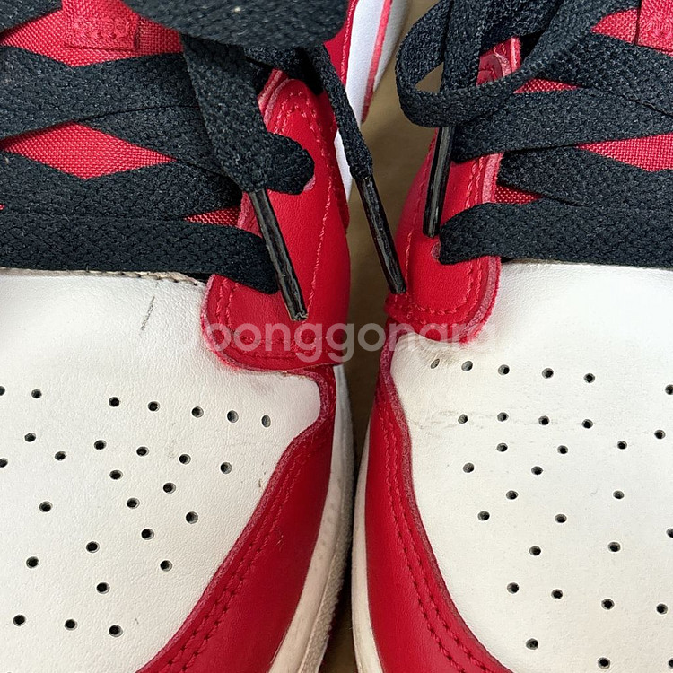 (GS) 조던1 로우 화이트 짐레드 블랙 230 4Y--4