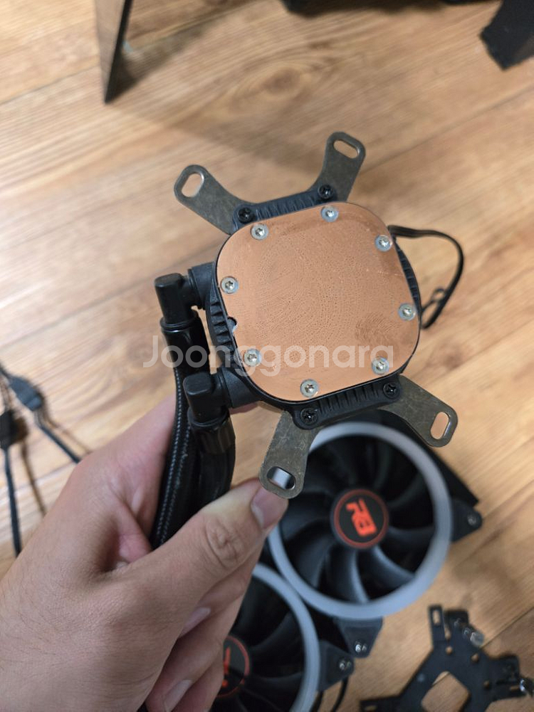 이엠택 레드빗 120mm 2열 수냉쿨러--2