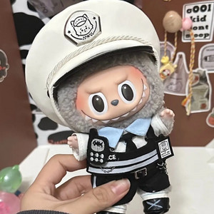 경찰복 고양이 (10cm 무속성 솜인형옷장 키티경찰관