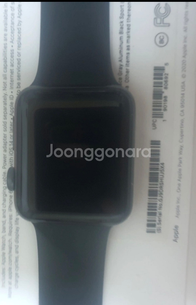 애플워치3 42mm 배터리100% 기스없음--2