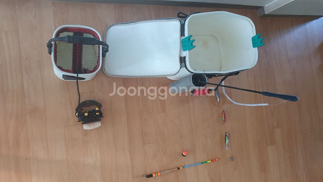 밑밥통, 두레박, 밑밥주걱, 낚시대거치대,주걱통,문어애--1