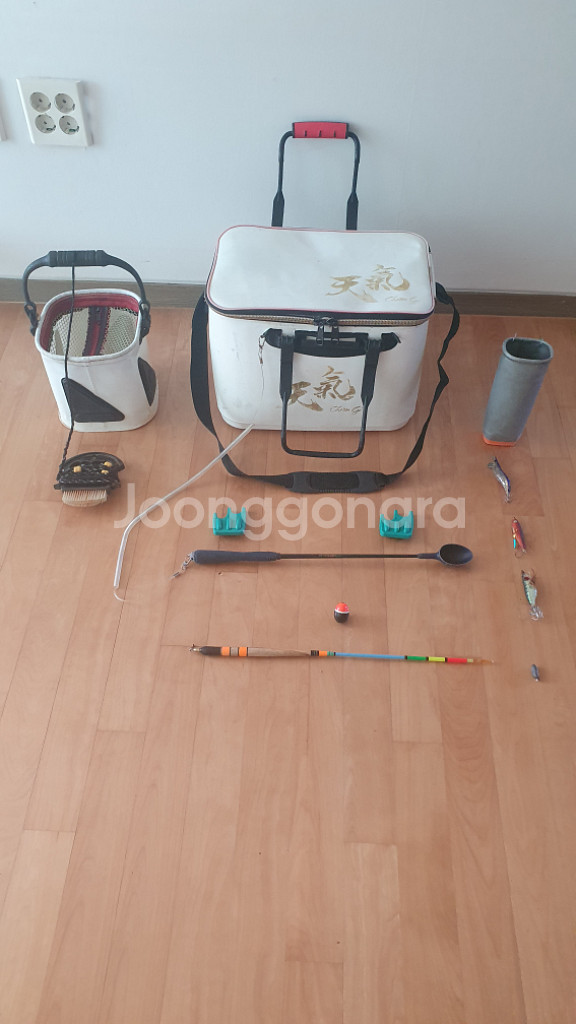 밑밥통, 두레박, 밑밥주걱, 낚시대거치대,주걱통,문어애--4