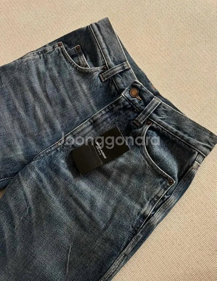 생로랑 FW 데님팬츠 (청바지) 시착만 해본 새상품--5