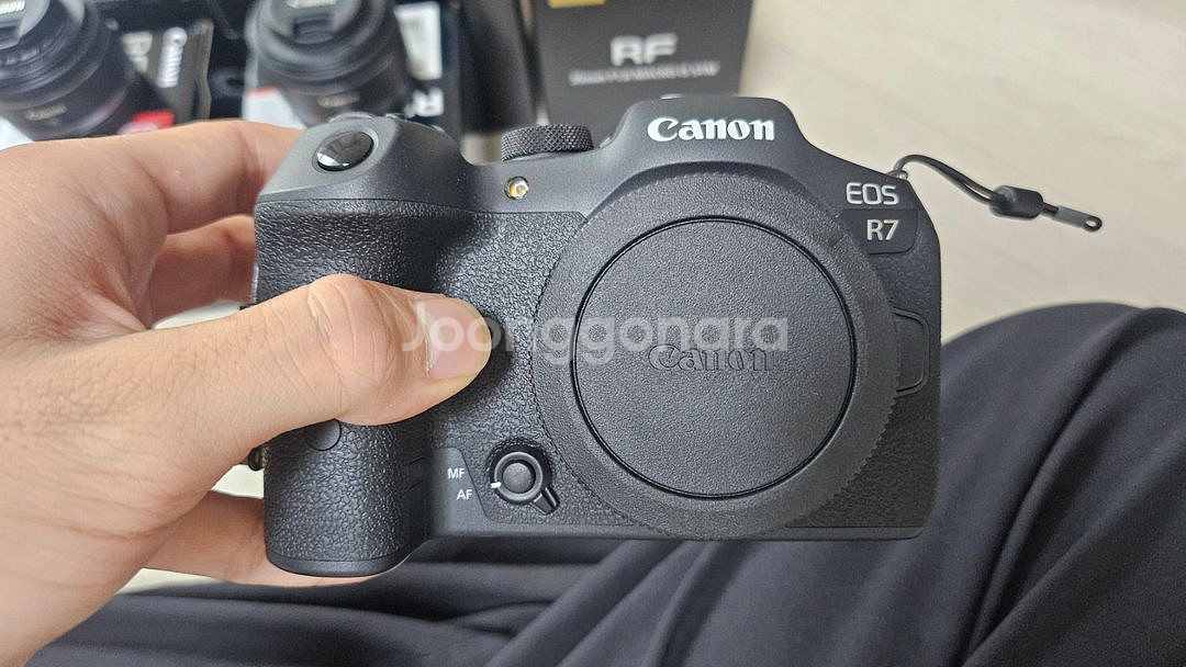 캐논 EOS R7 및 16,35,50단렌즈 급처합니다--1