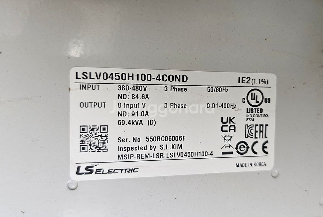 LS 인버터 H100 LSLV0450H100 4COND--1