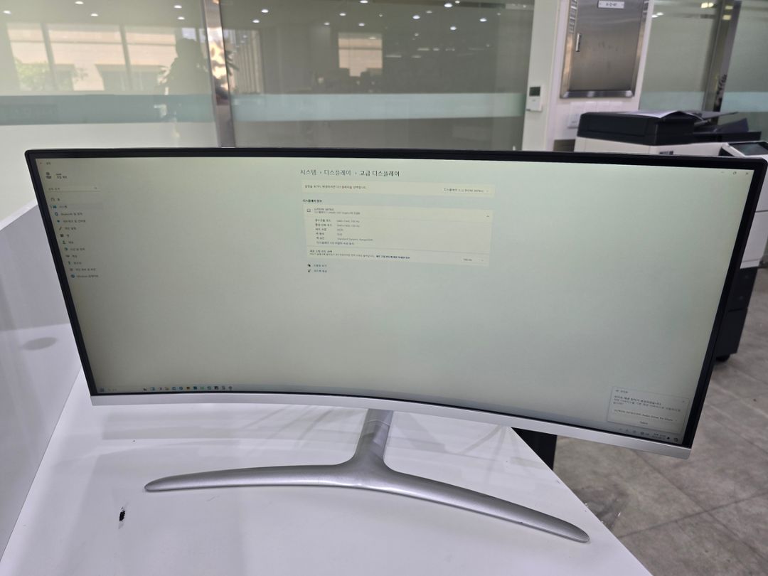 34인치 와이드 커브드 한성 모니터 | 중고나라 - 안심되는 중고거래