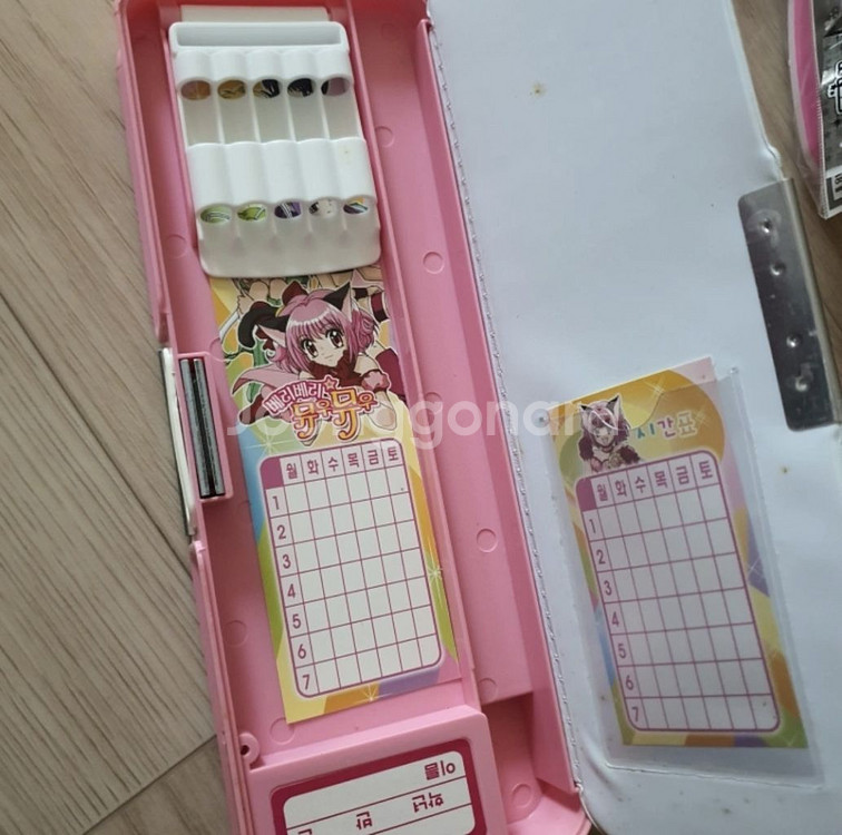 고전제품 고전완구 고전문구 베리베리뮤우뮤우 필통--3
