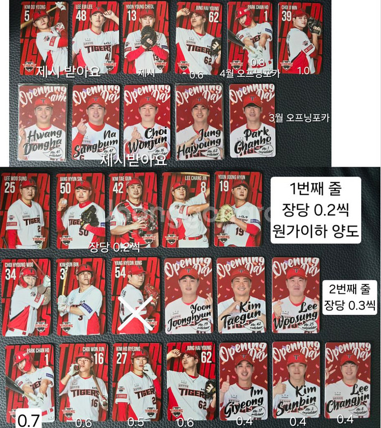 새제품) 기아타이거즈 홈 원정 짐색 짐쌕 인크커피--5