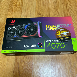 ASUS RTX 4070Ti 로그 스트릭스 판매합니다