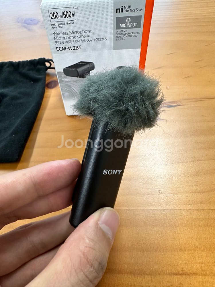 소니 ecm-w2bt 무선 마이크 팝니다--2