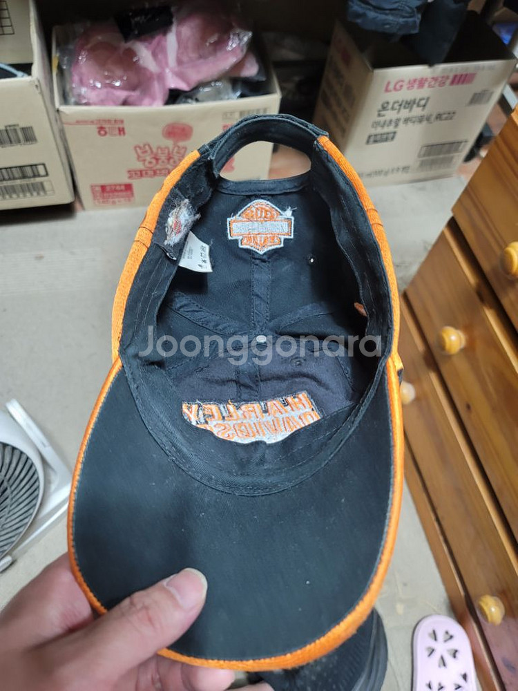 할리데이비슨 빈티지 모자--6