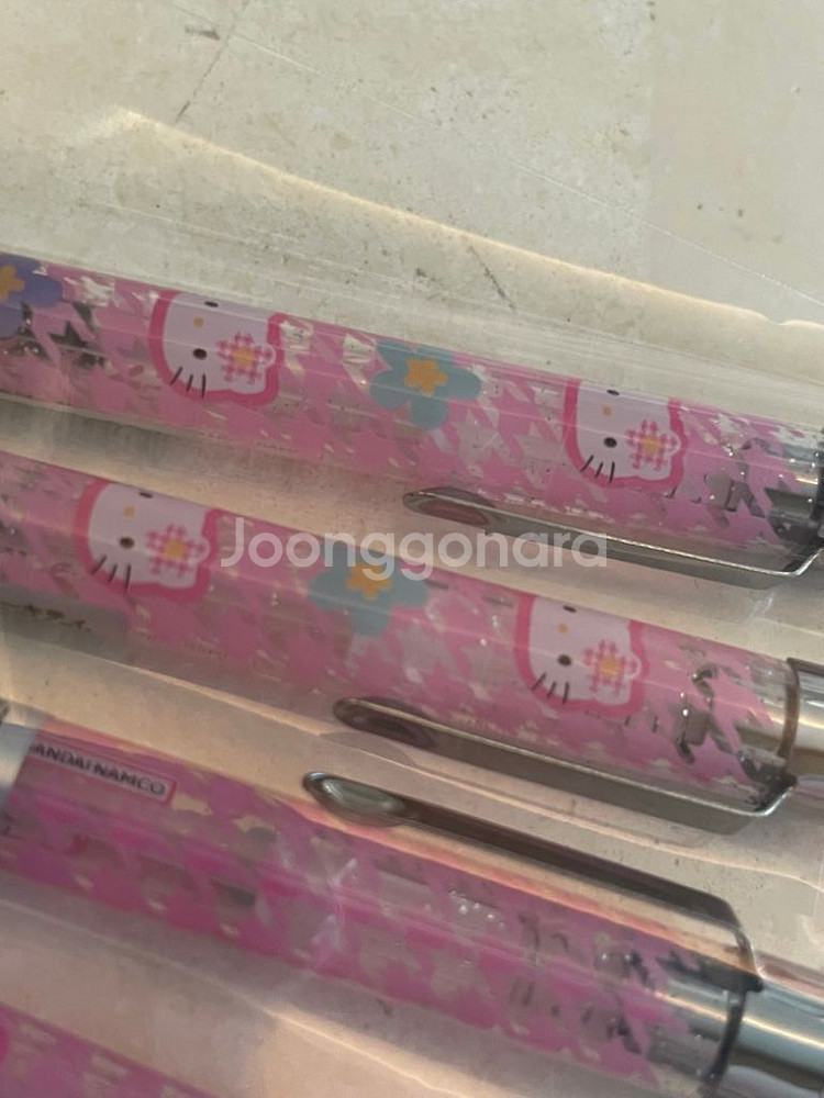 산리오 정품 보석하트 키티 펜 y2k 고전문구 감성--3