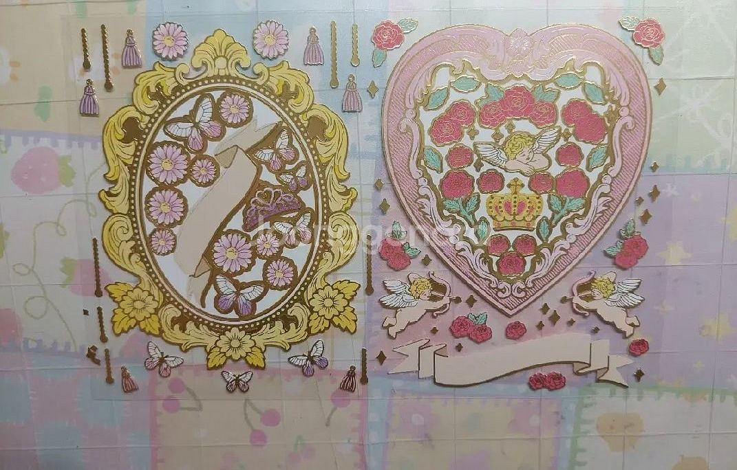 (일괄,택포)다이소 빈티지류 스티커들--3
