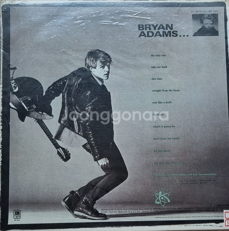 BRYAN ADAMS - CUTS LIKE A LP--1