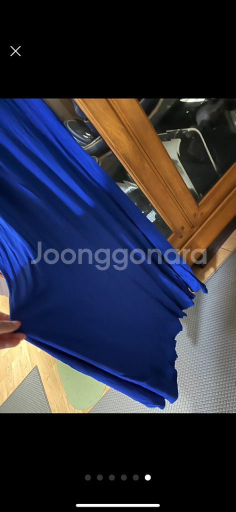 어깨 패드 브이넥 드레스 원피스--5