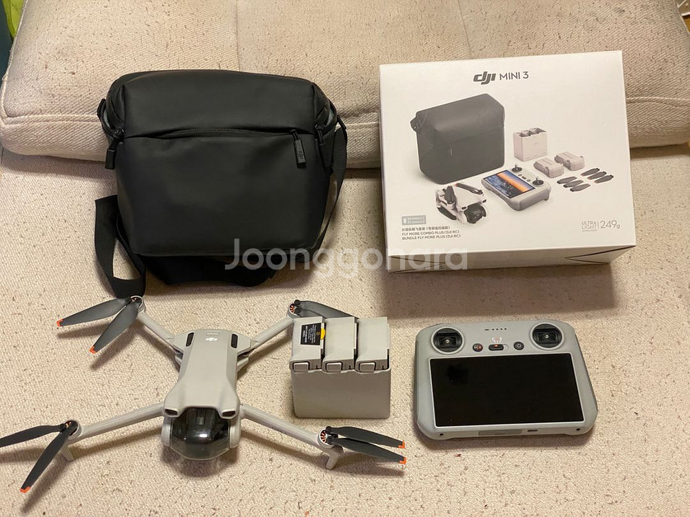 DJI mini3 플라이모어 콤보 플러스 + 캐어 1년--1