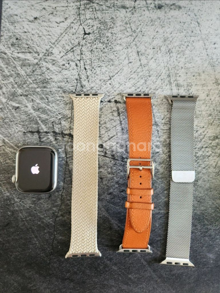 애플워치8 실버 스테인리스 41mm 에케플--4