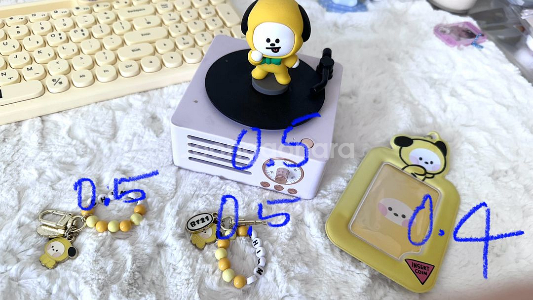 급처 방탄 지민 치미 BT21 굿즈 BTS 인형 일괄--2