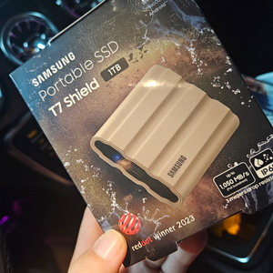 삼성 ssd 외장하드 t7 shield 미개봉(1tb)