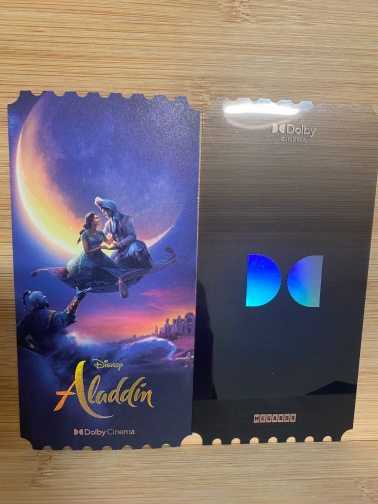 메가박스 알라딘 돌비 오리지널티켓 | 중고나라 - 안심되는 중고거래
