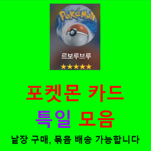 포켓몬 카드 특일 모음