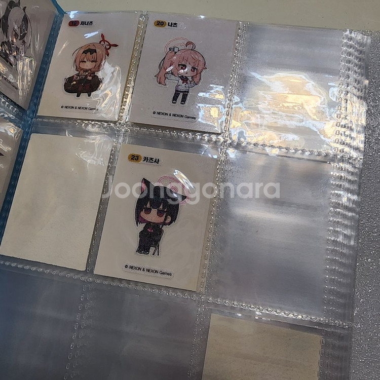 블루아카이브 gs25 콜렉트북 띠부씰북--3