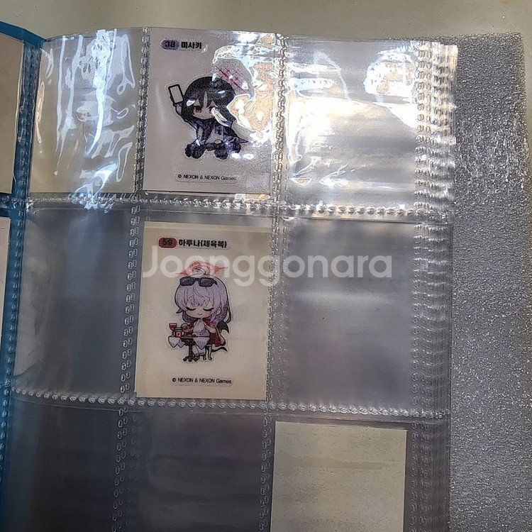 블루아카이브 gs25 콜렉트북 띠부씰북--5