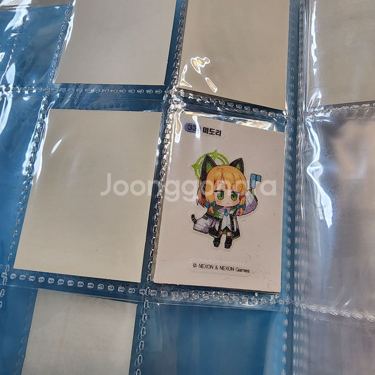 블루아카이브 gs25 콜렉트북 띠부씰북--4
