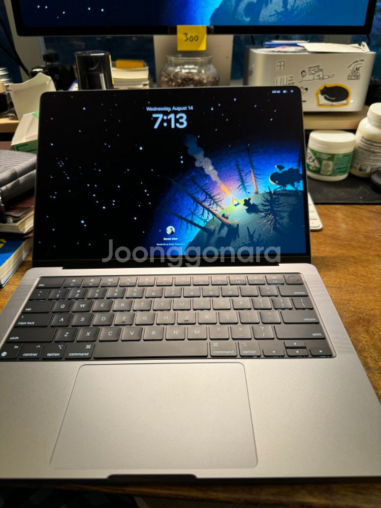 M2 맥북프로 14인치 16GB/1TB 영문 거의 새거--1