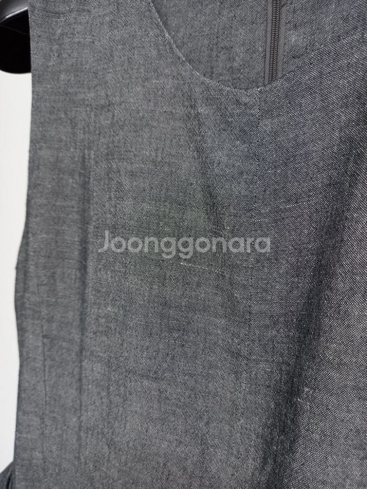 샌드베이지 레베쥬 슬리브리스 맥시 롱 원피스 33-55--5