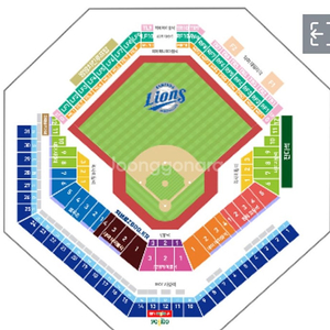 8/24 토요일 롯데vs삼성 선예매 2연석 구매