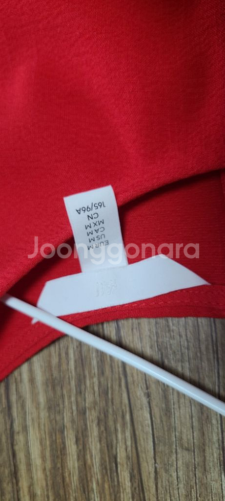 H&M 빨강 원피스 (165/96A) 66--4