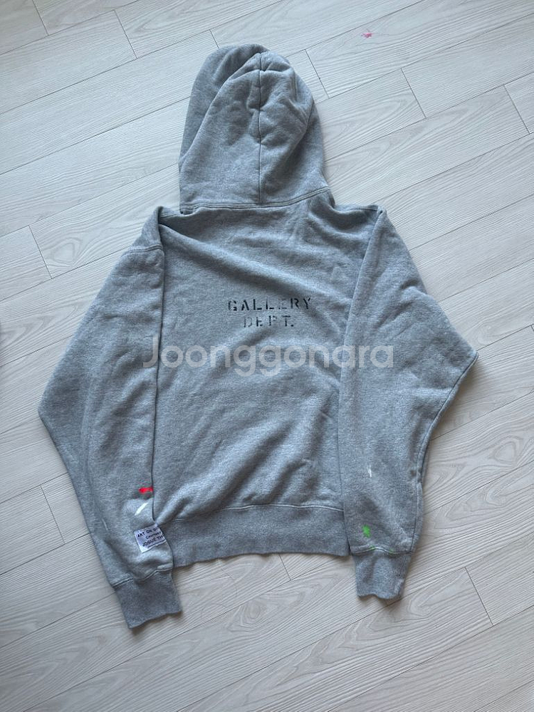 [xl] GALLERY DEPT DEPT LOGO 후드--1